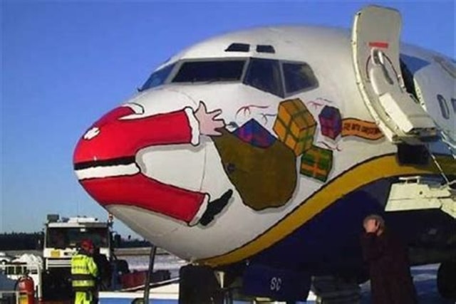 Santa-Plane