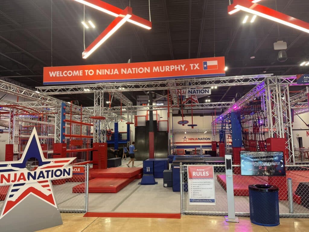 things to do with kids this summer in dfw - ninja nation murphy tx
